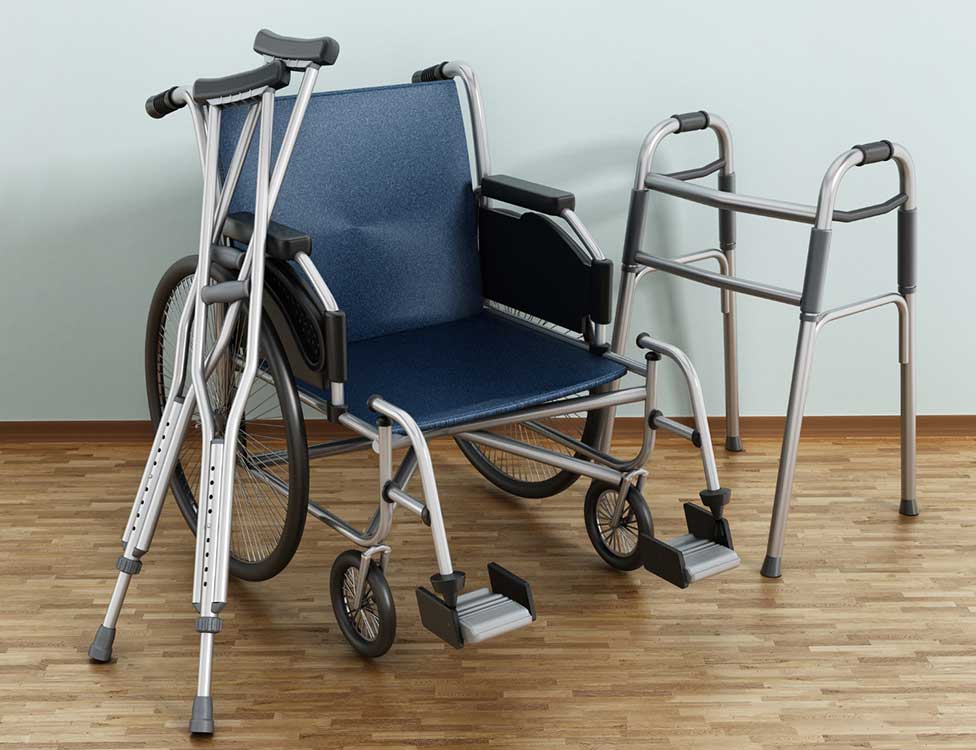 Medical equipment that can be borrowed from the Lending Tree program at the North Shore Senior Center.