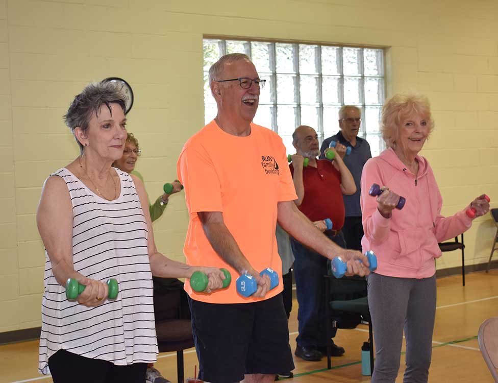 Seniors at North Shore Senior Center's Fitness Center